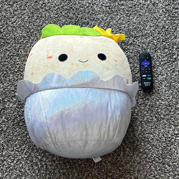 NWT Bernardo Squishmallow 16 inch Taco Plushie Collectible Kawaii Food Kids Toy - Picture 2 of 6